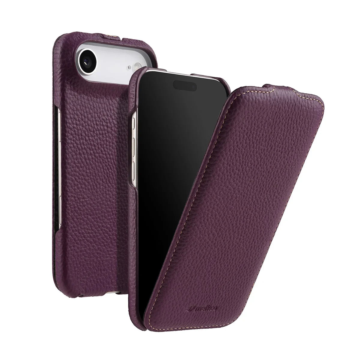 Echtleder Flip Case für iPhone 17 Pro Max