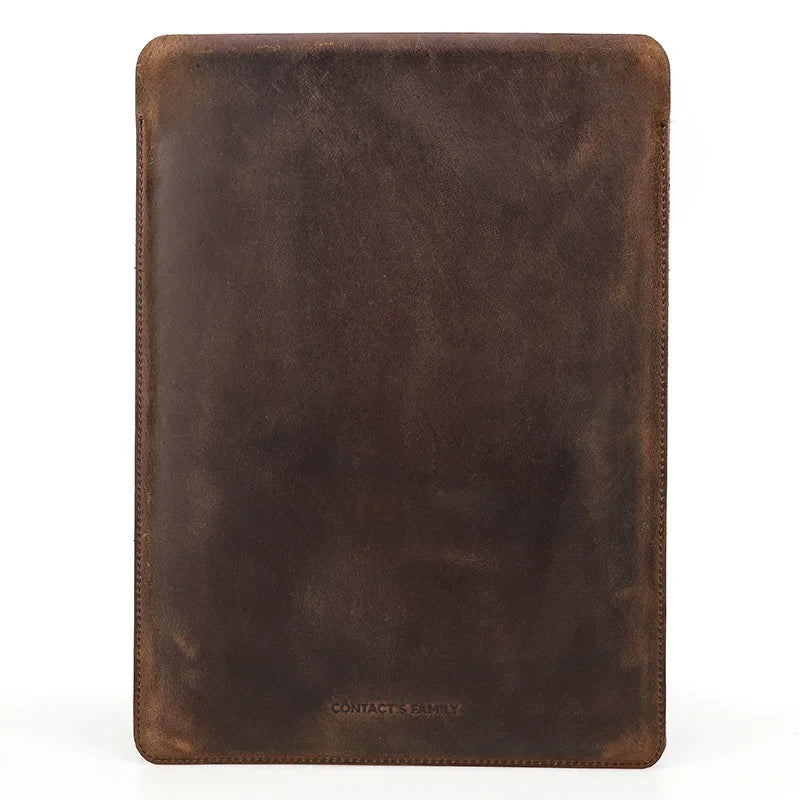 Handgefertigte Leder-Laptoptasche MacBook Air 13,6 Zoll