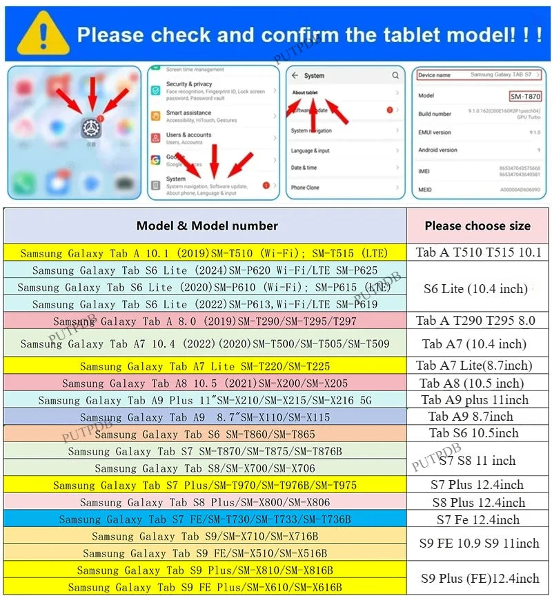 360° Drehhülle Samsung Galaxy Tab