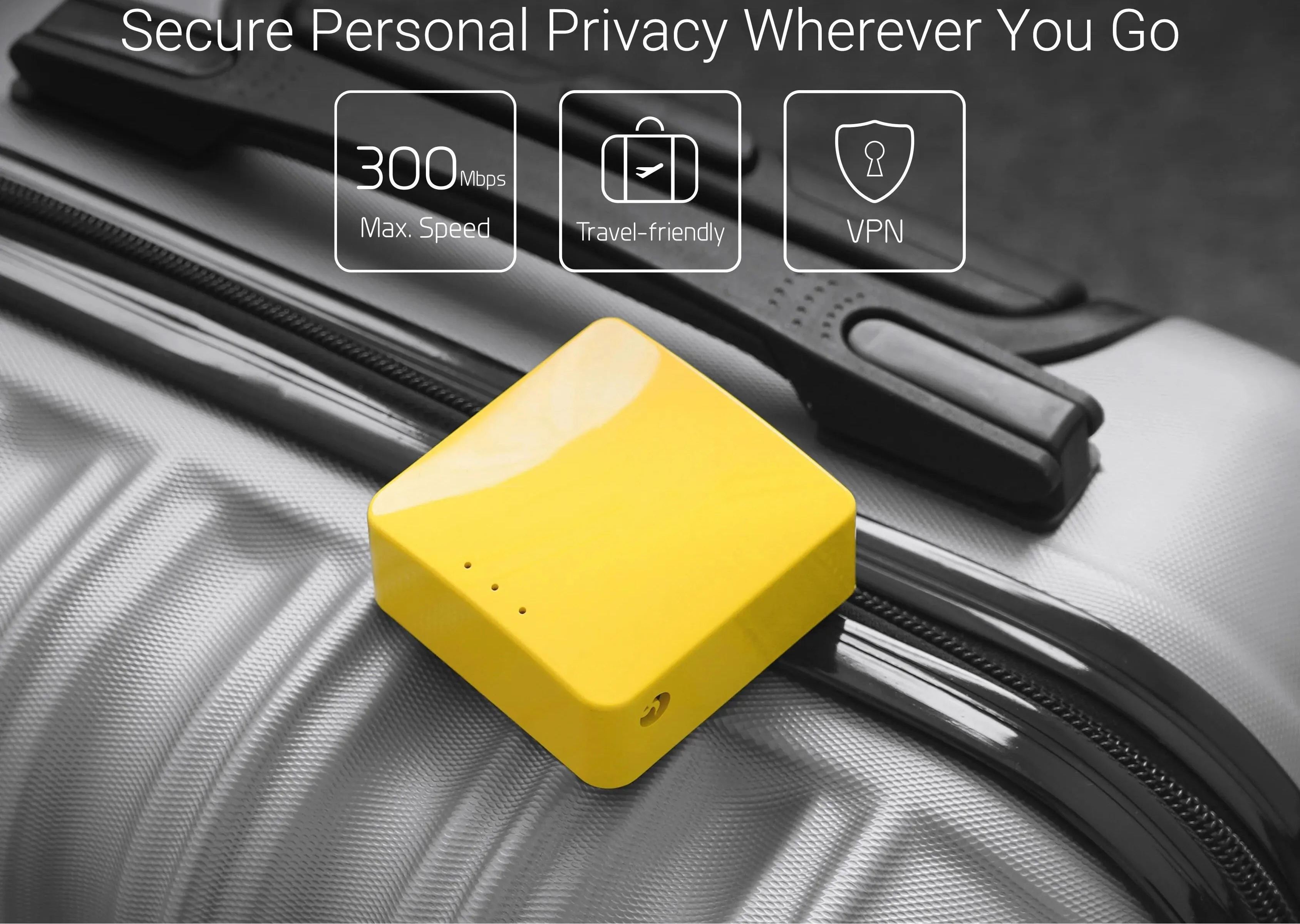 Mobiler Mini-VPN-Reiserouter mit WLAN-Repeater