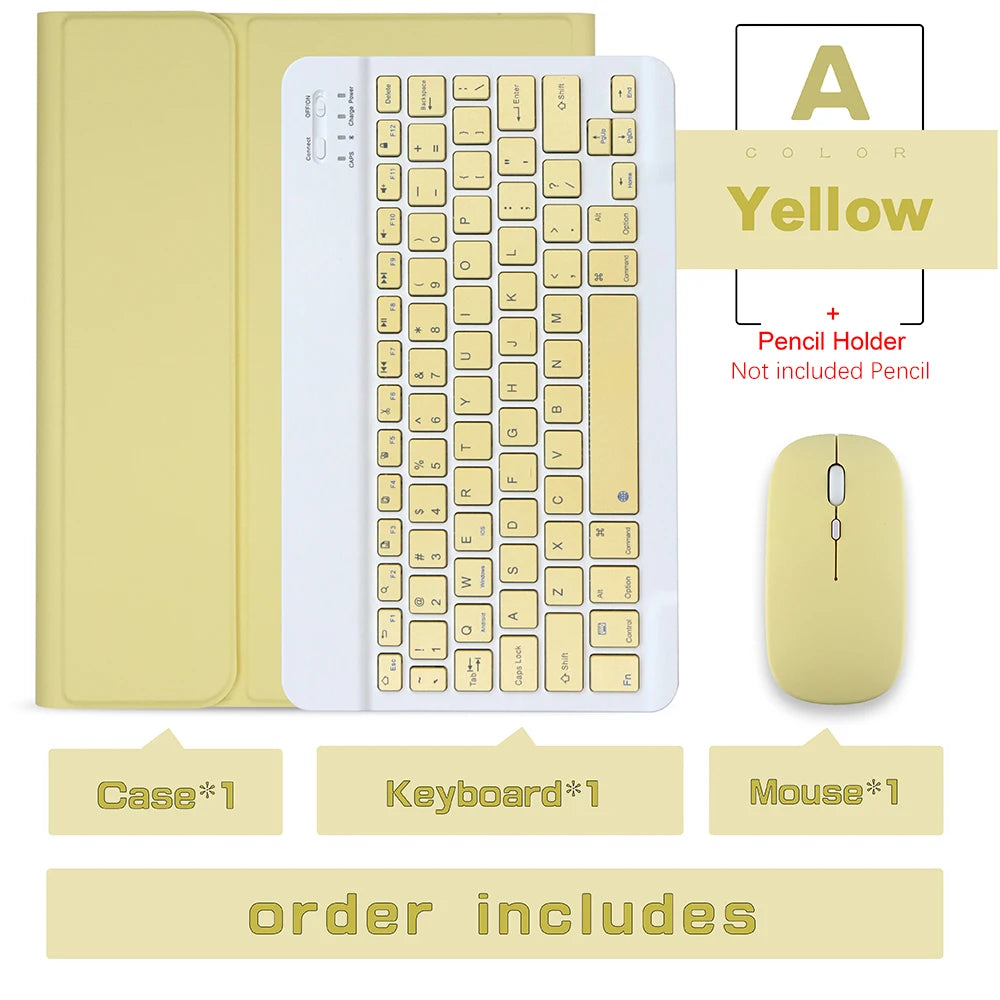 Kabellose Tastatur & Maus für iPad Hülle