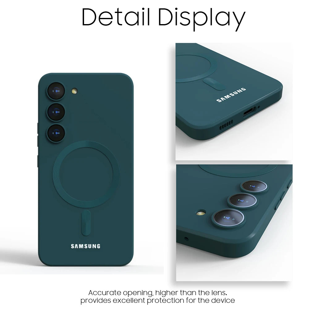 Magsafe Silikonhülle für Samsung Galaxy S25