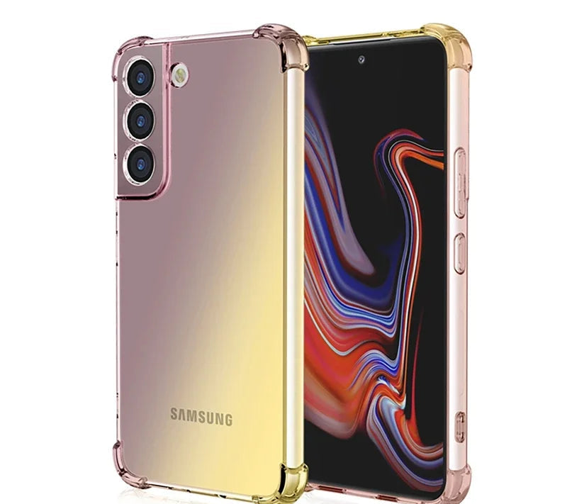 Gradient TPU Airbag Hülle für Samsung Galaxy S25