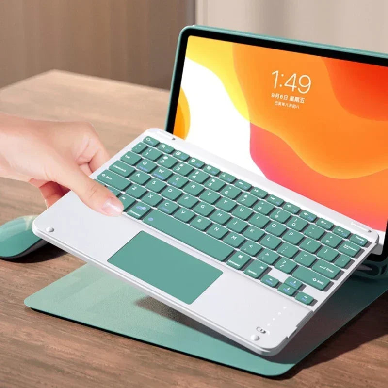 Touchpad Tastatur Hülle mit Maus für iPad 11. Gen 11 Zoll 2025