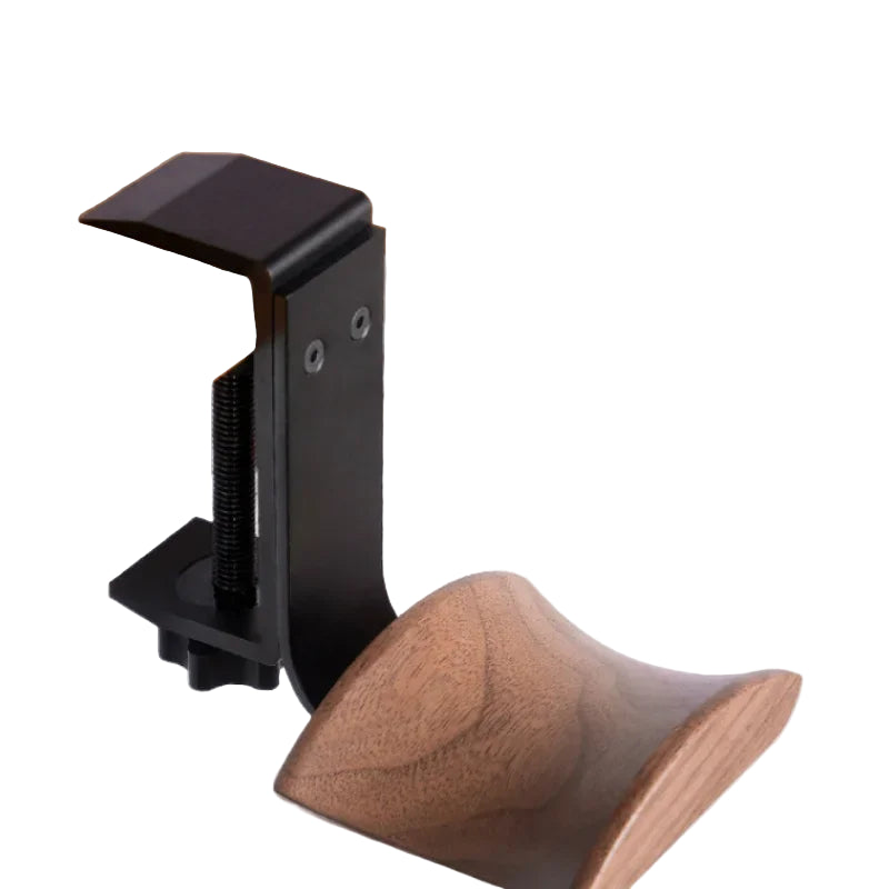 Holz Kopfhörerständer Aluminium Desktop Halterung