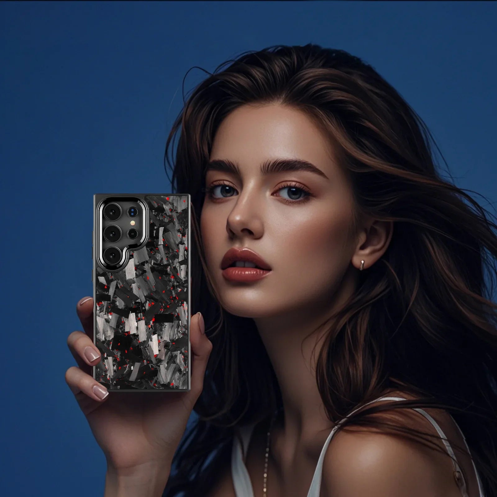 Carbon Fiber Magnet Hülle für Galaxy S25 S24 S23 Ultra