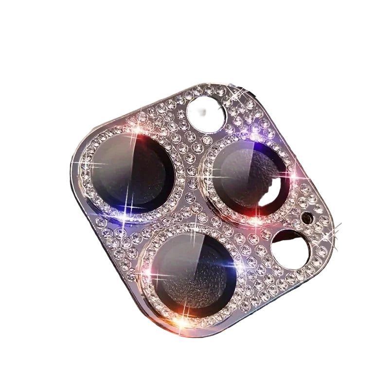 Luxurious glitter camera protector for iPhone 17