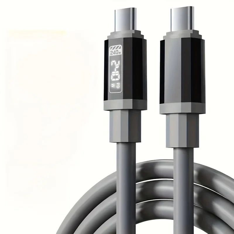 USB-C auf USB-C Kabel 240W mit Display