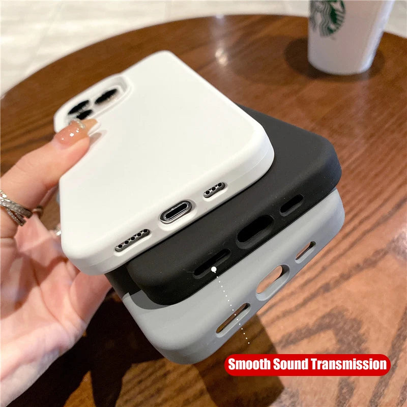 Flüssigsilikon Stoßfeste iPhone Hülle