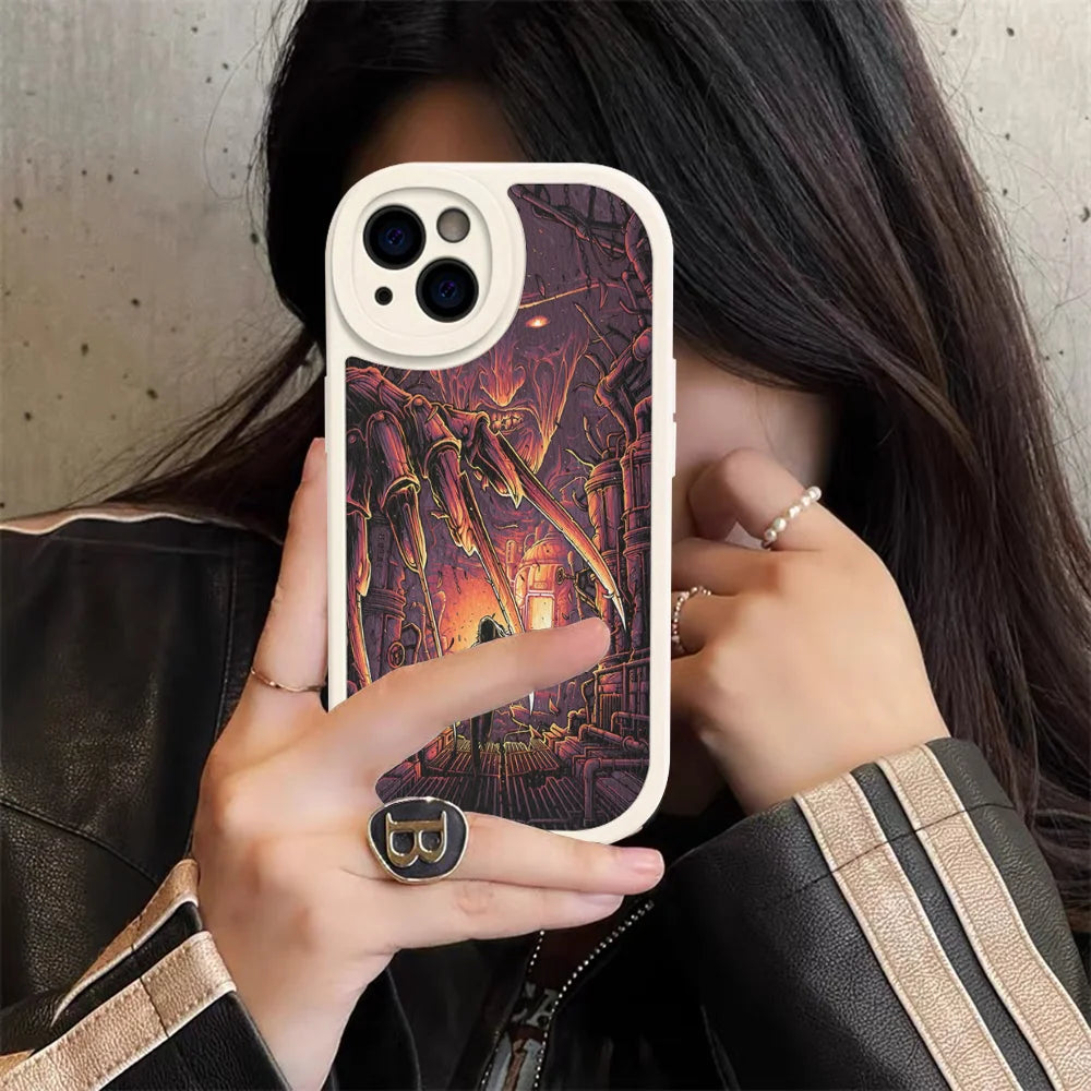 Freddy Krueger Horror Leather Case for iPhone Models