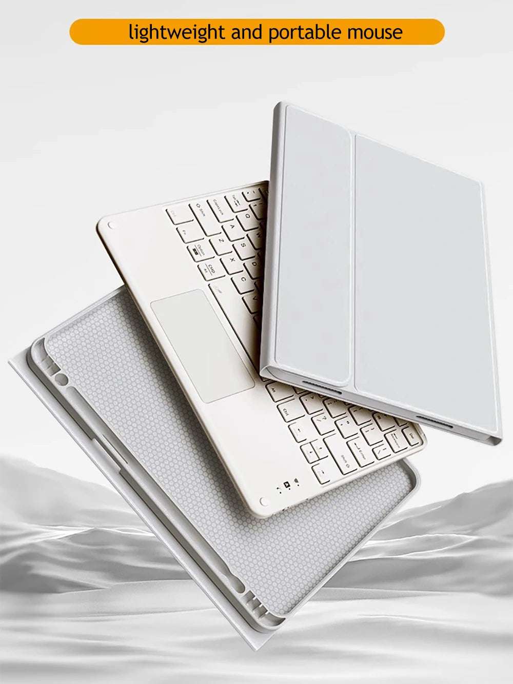 Kabellose Tastatur & Maus für iPad Hülle