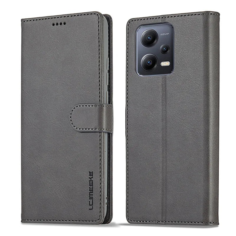 Flip Lederhülle für Redmi 12/12C/10/9 Pro