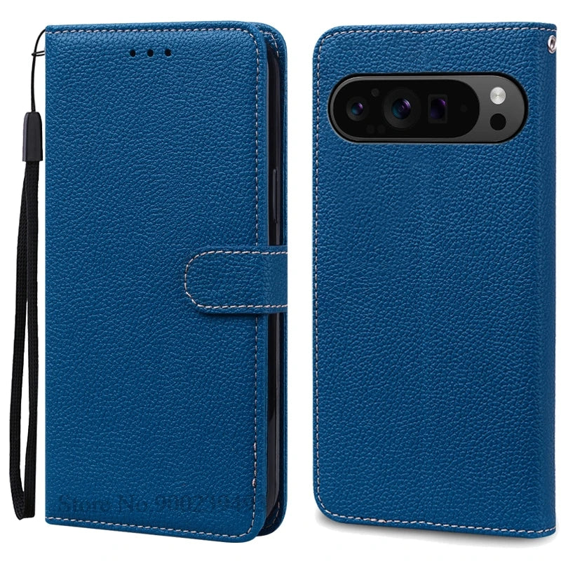 Leder Flip Wallet Hülle für Google Pixel 10 Pro XL