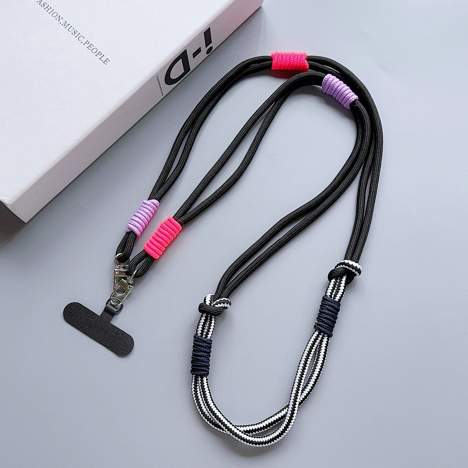 Personalisierter Trend Doppel-Farbiger Handy-Lanyard