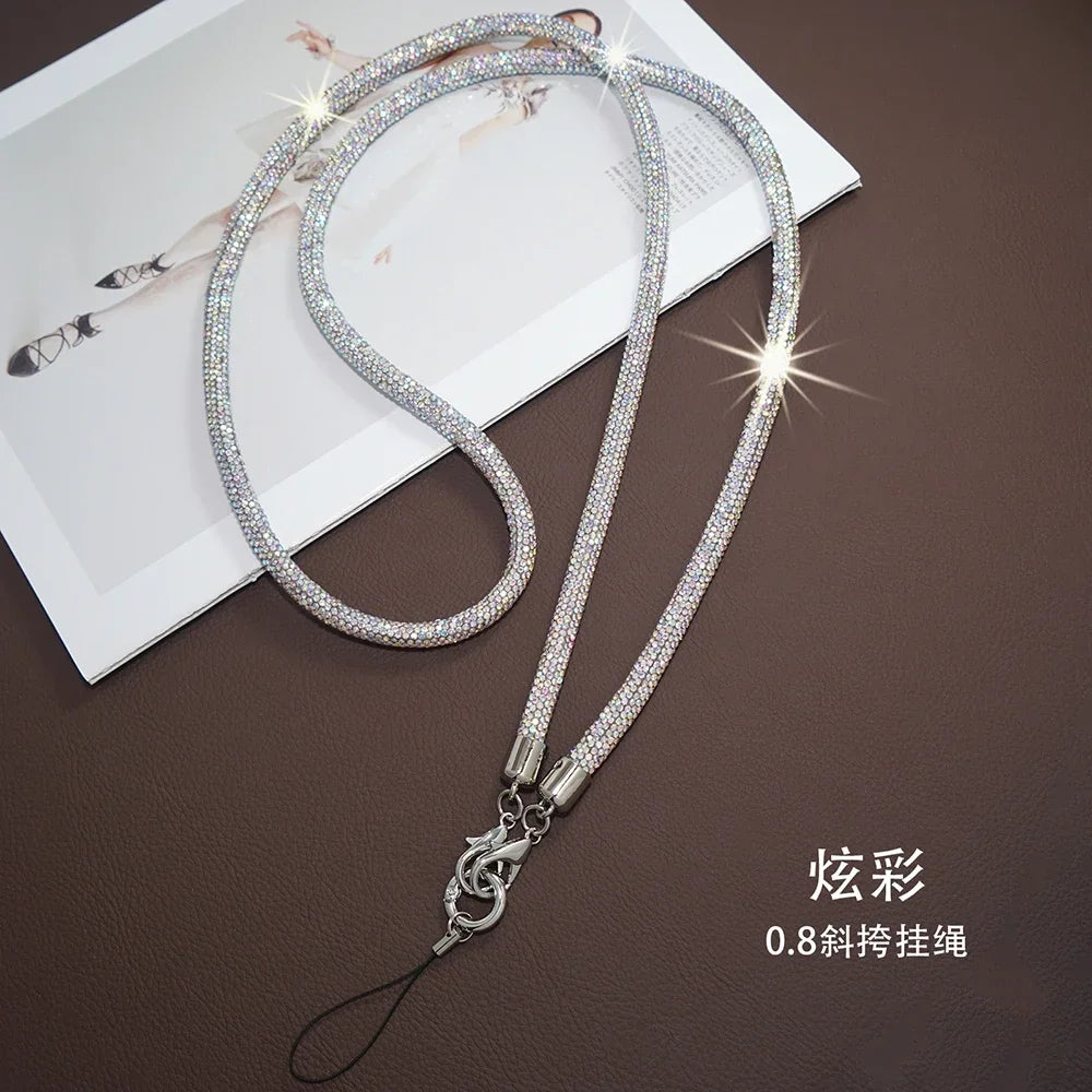 Handyhüllen Lanyard mit Strass – Crossbody Trageriemen