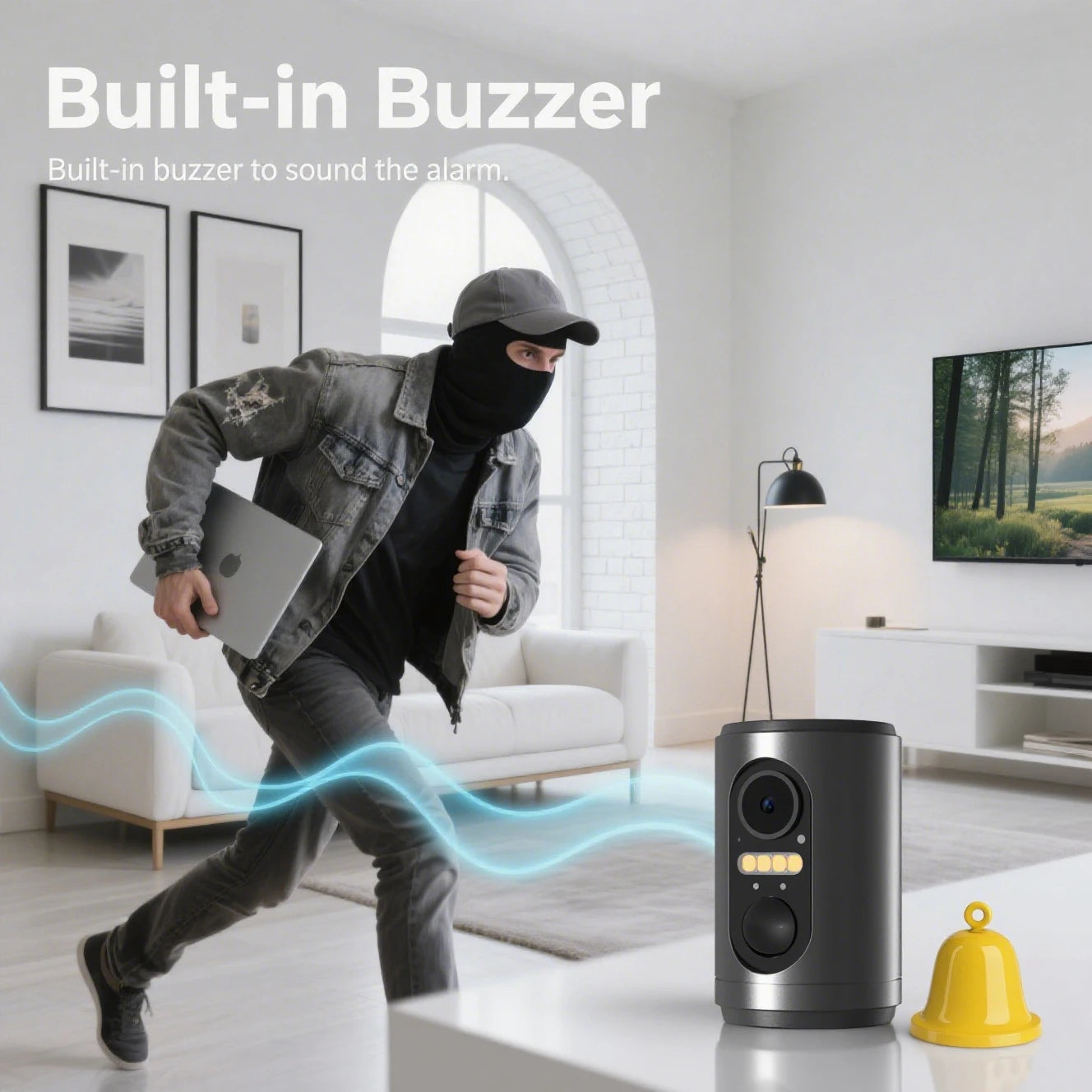 Mini WLAN IP Kamera mit Solar & Nachtsicht 2024