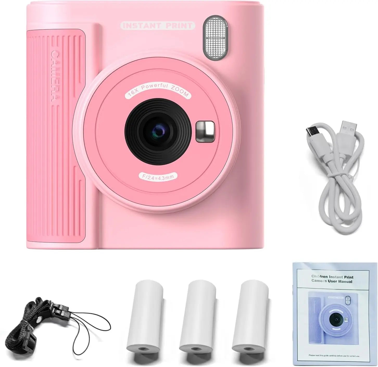 Kinder Druckkamera 32GB Thermodrucker 2-Zoll Display