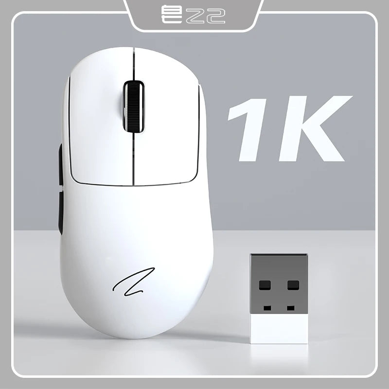 Leichte 4K Gaming-Maus mit 3 Modi und 6 DPI-Stufen