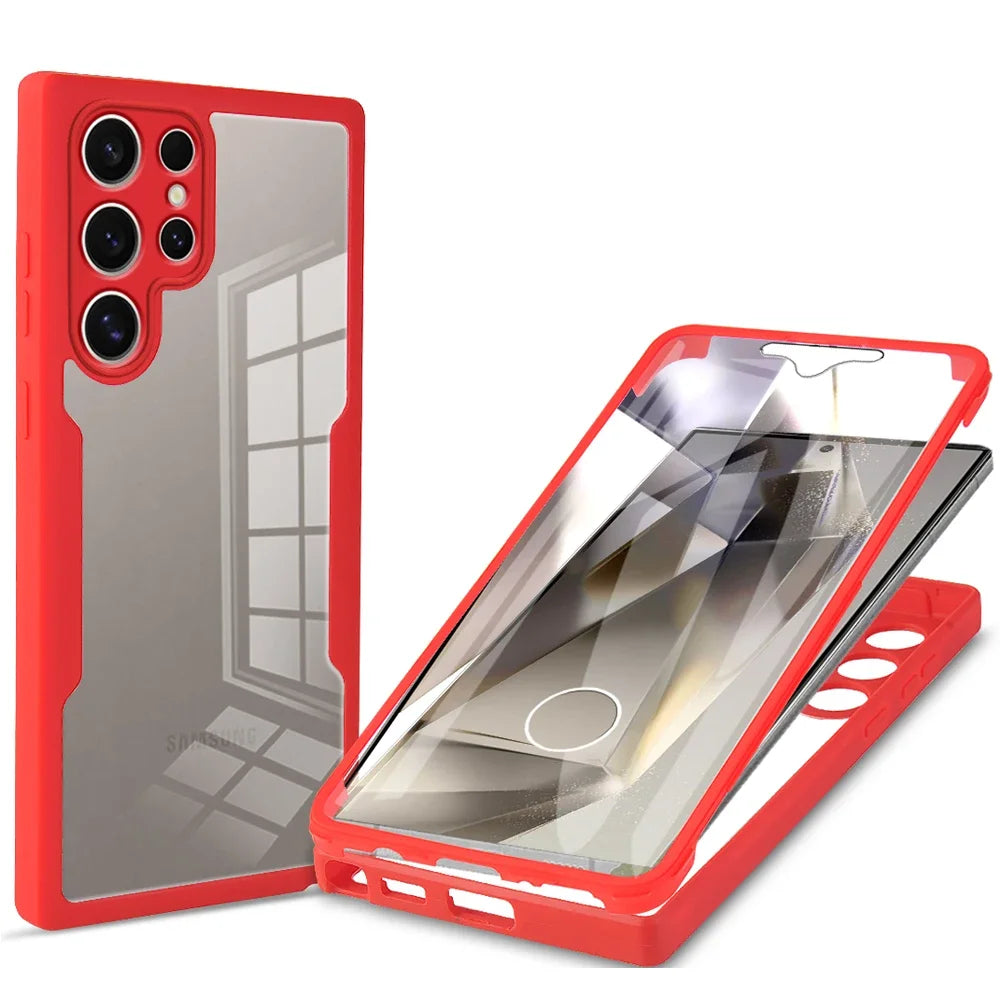 360° Vollschutz Hülle für Samsung Galaxy