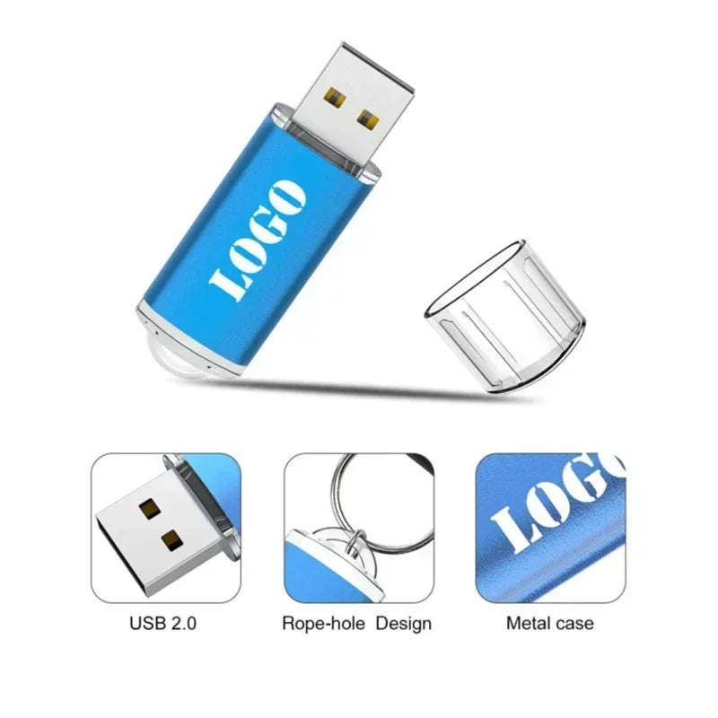 Farbiges USB 2.0 Flash-Laufwerk 1–64 GB