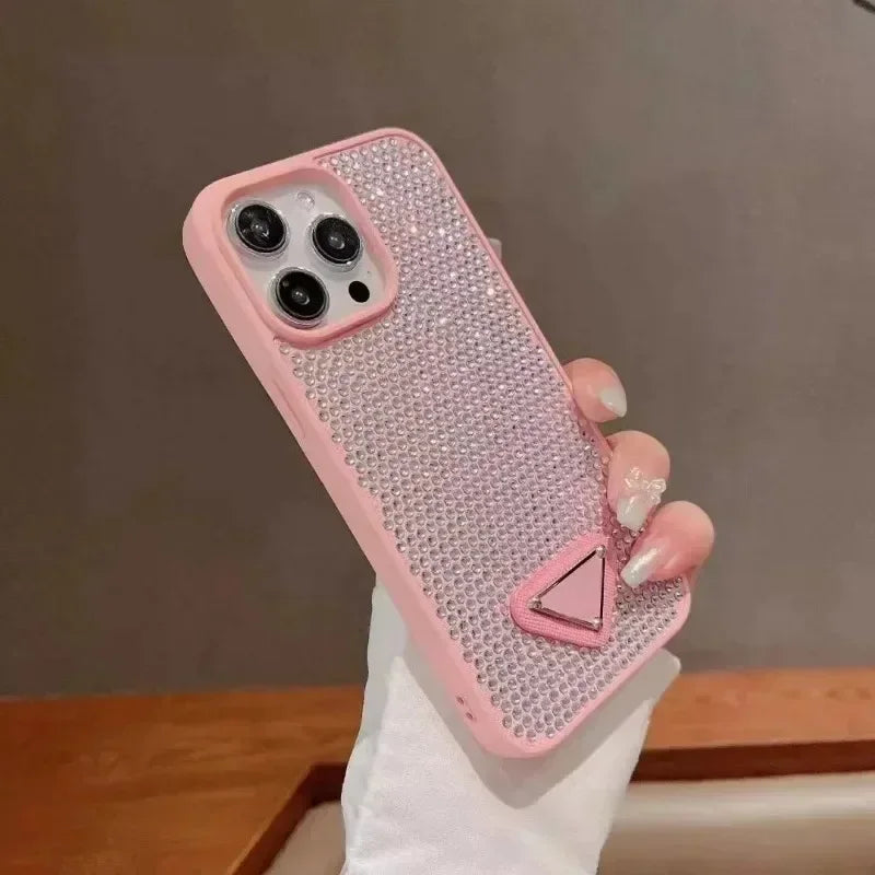 Luxus Zirkon Makronen Handyhülle für iPhone 16–11