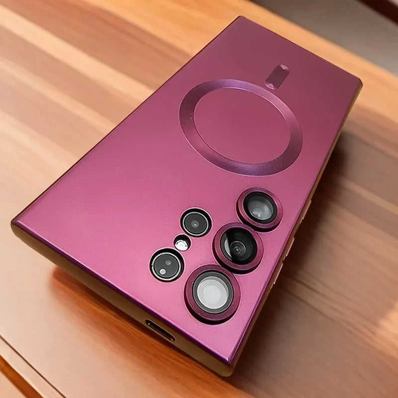 Magnetische Matte-Hülle für Galaxy S25/S24