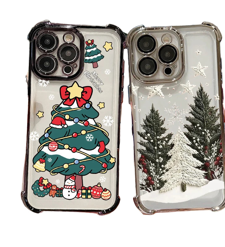 Weihnachts Handyhülle TPU für Google Pixel 8 9 10 Luxus Design