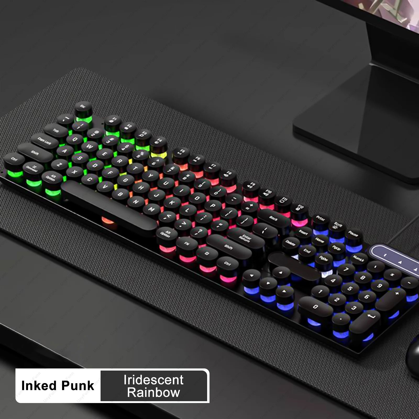 104-Tasten Gaming Tastatur RGB