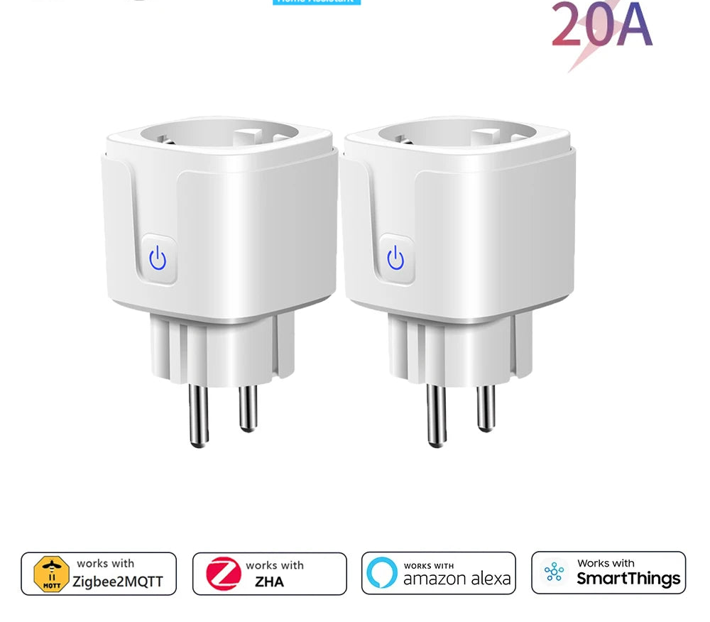 Smart Steckdose 16A/20A mit Energie-Monitor