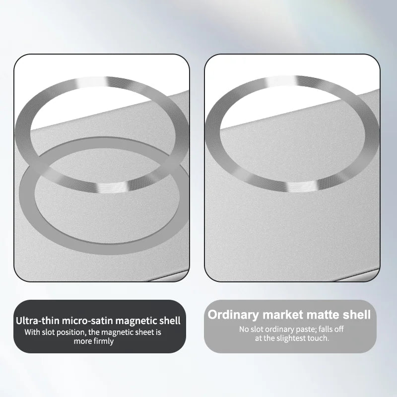 Ultradünne magnetische Metallic Magsafe Hülle