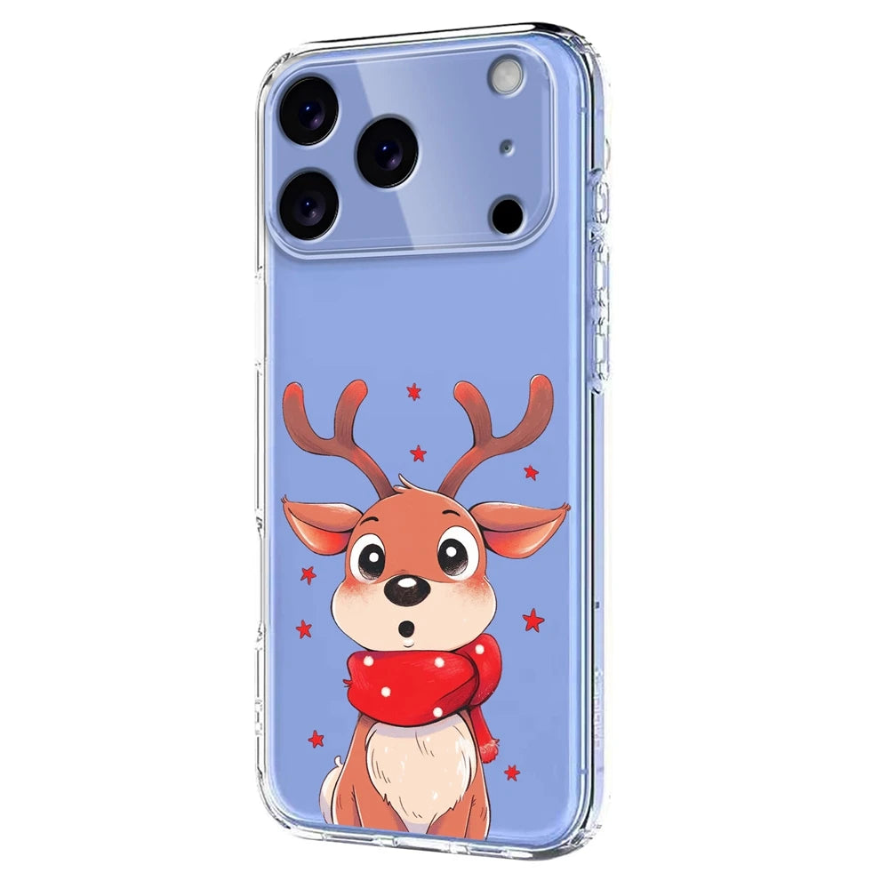 Transparent Christmas phone case for Google Pixel