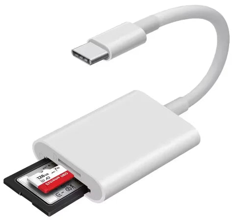 2-in-1 USB Typ-C SD TF Kartenleser Adapter
