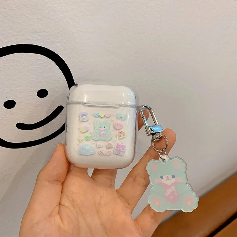 Süße Katzen Silikonhülle für AirPods 1 2 3 4 Pro