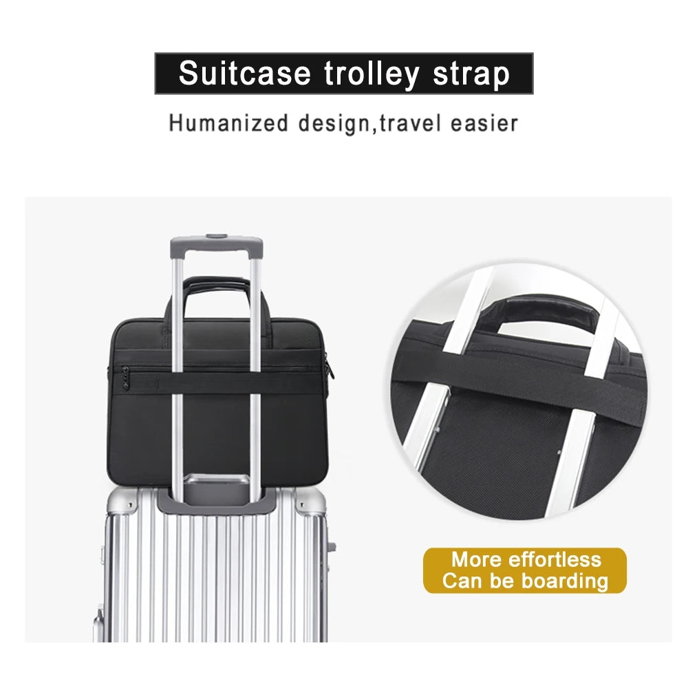 Große Business Aktentasche 15,6-19 Zoll