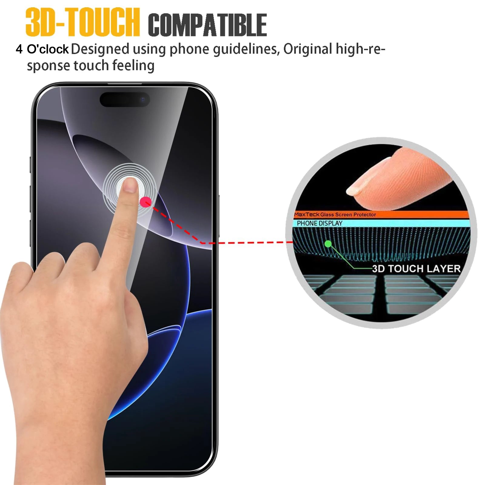 HD Crystal Glass Screen Protector for iPhone 17 Series