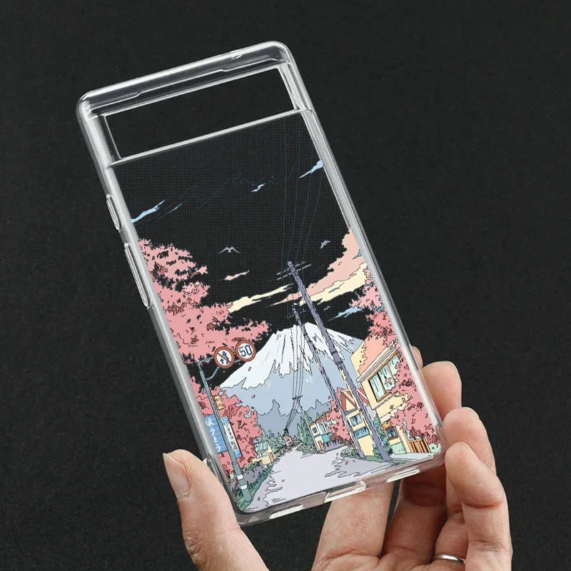 Anime Landscape Case for Pixel 6-8 Pro