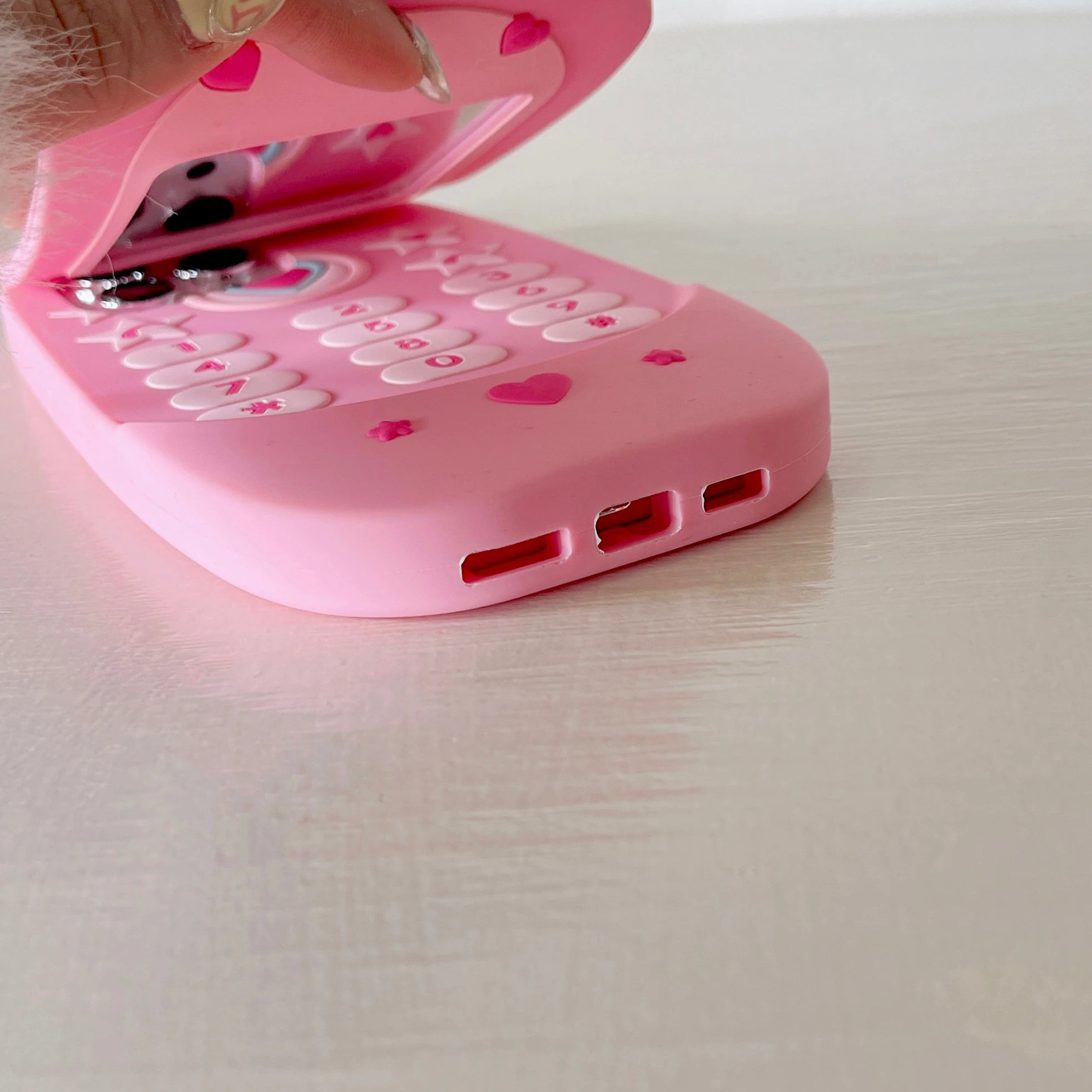 3D Spiegel-Handyhülle Silikon für iPhone 13–16 Pro