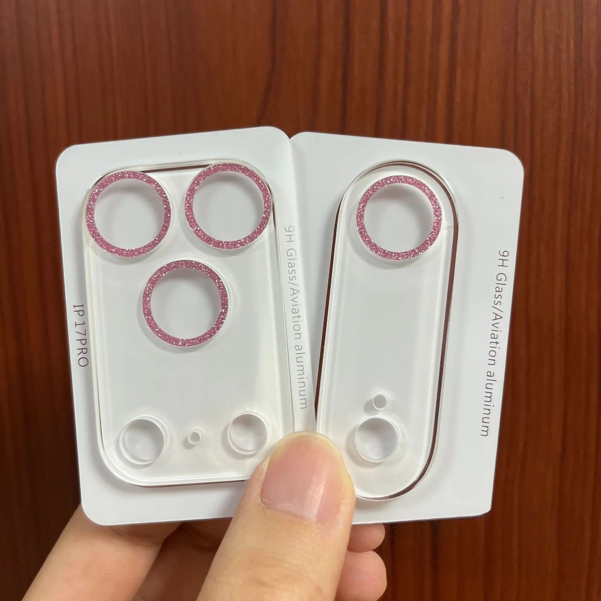3D Glitzer Kamera Schutzfolie für iPhone 17 Serie