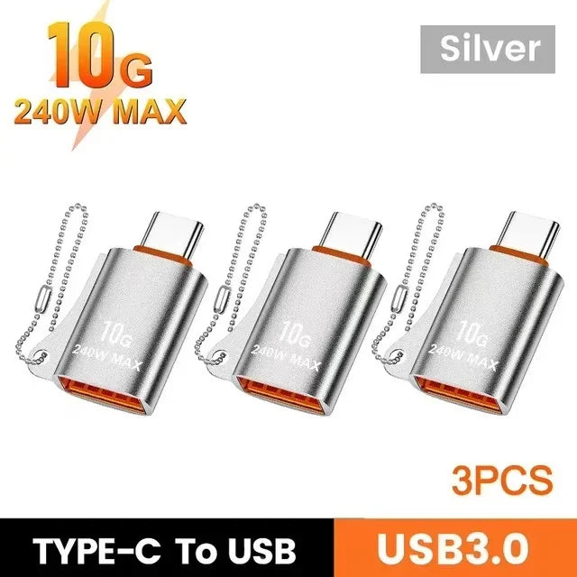 USB-zu-Typ-C Adapter 10A OTG Konverter