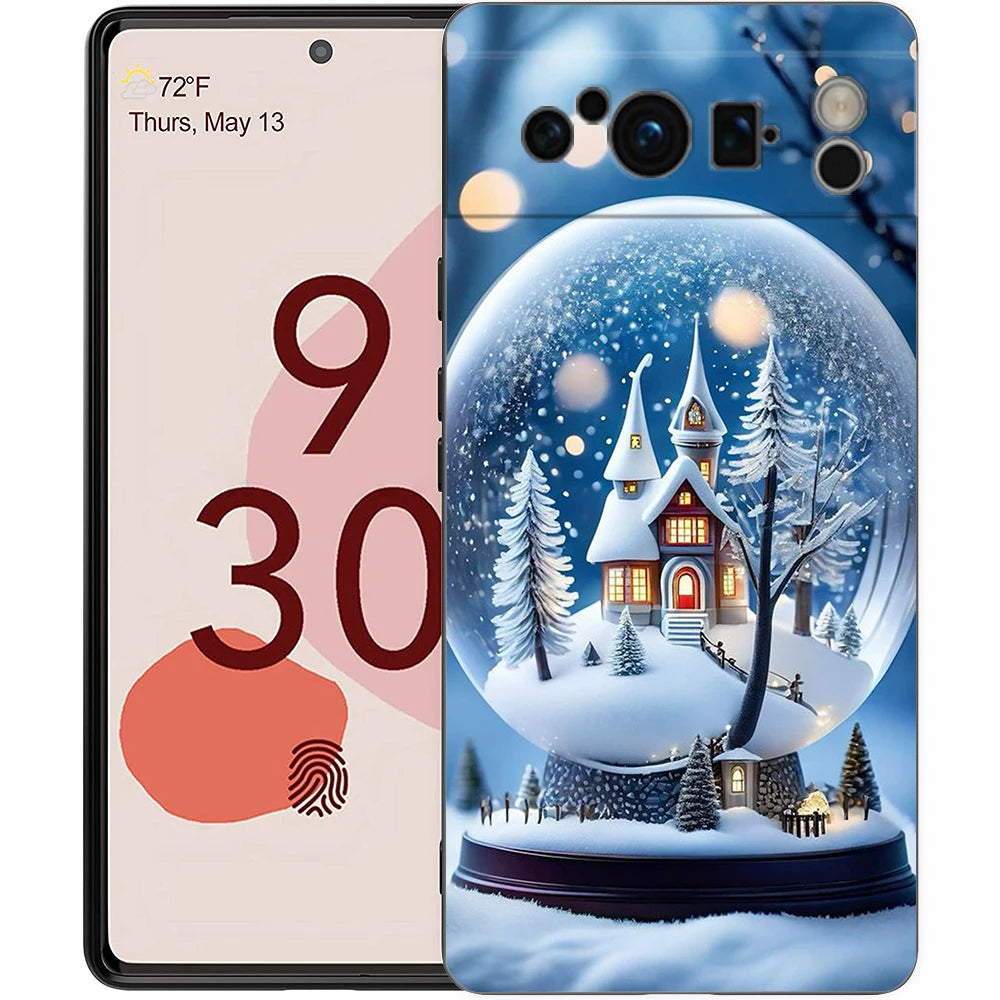 Halbummantelnde TPU Silikonhülle für Google Pixel 8 Stoßfest und Modisch