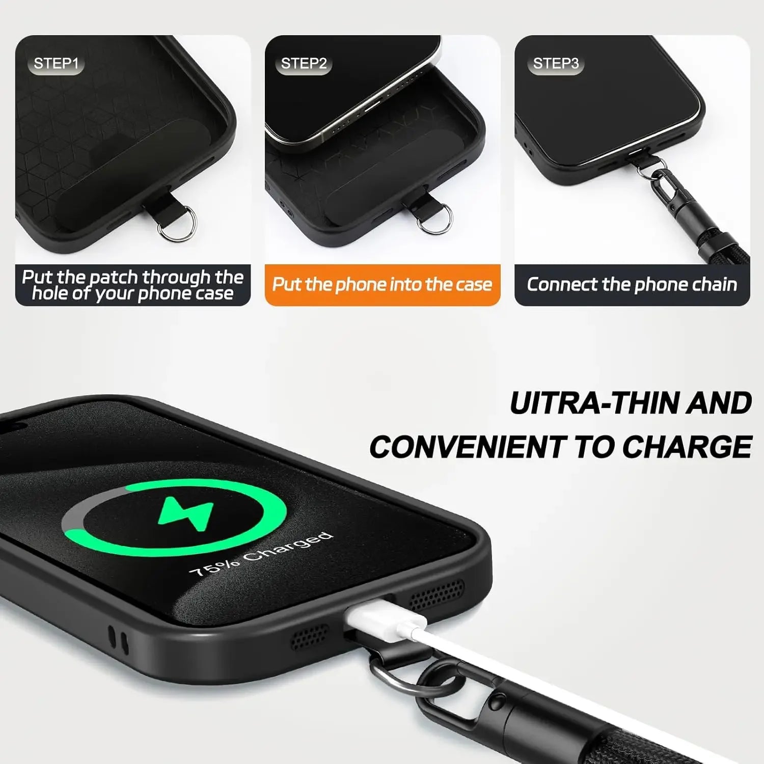 Verstellbares Telefon-Lanyard mit Handgelenkband