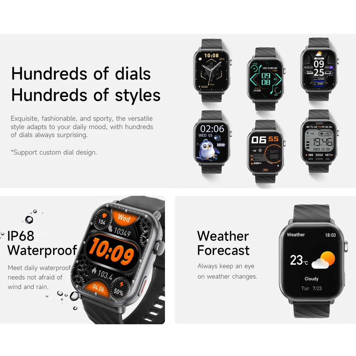 Outdoor Smartwatch 2025 mit 1,83" HD & BT-Anruf