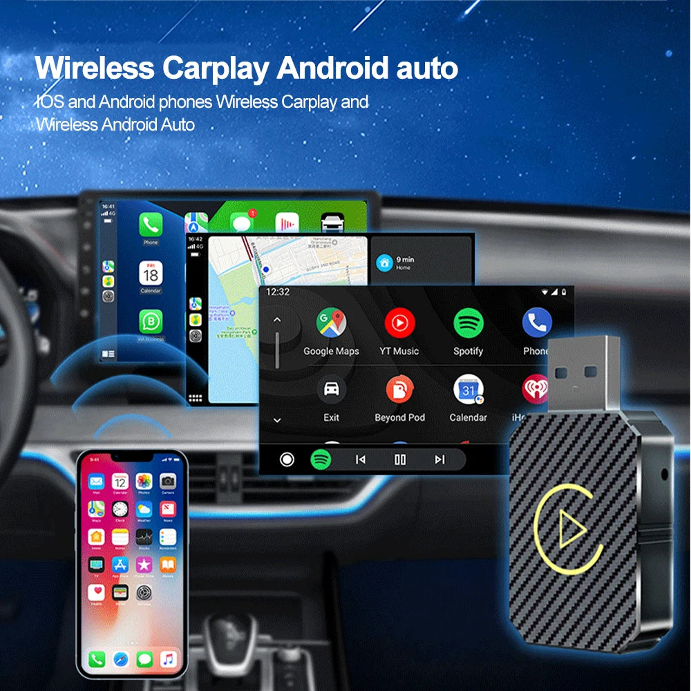 Mini Adapter verkabelt zu drahtlosem CarPlay