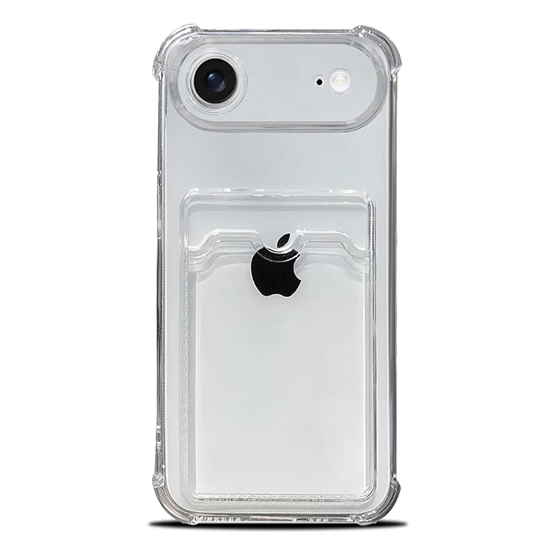 Schockresistente Klare Wallet Hülle für iPhone 17 Pro Max