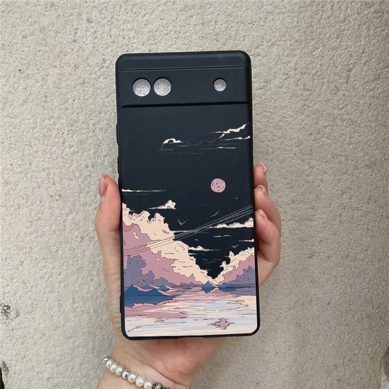 Anime Landscape Case for Pixel 6-8 Pro