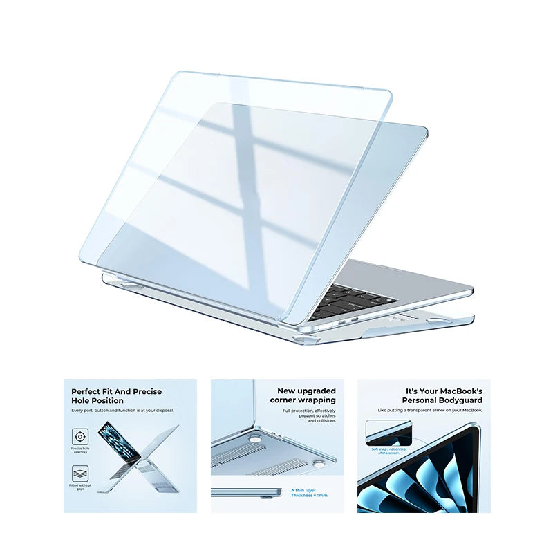 EooCoo Hülle für MacBook Air 13/15 Zoll