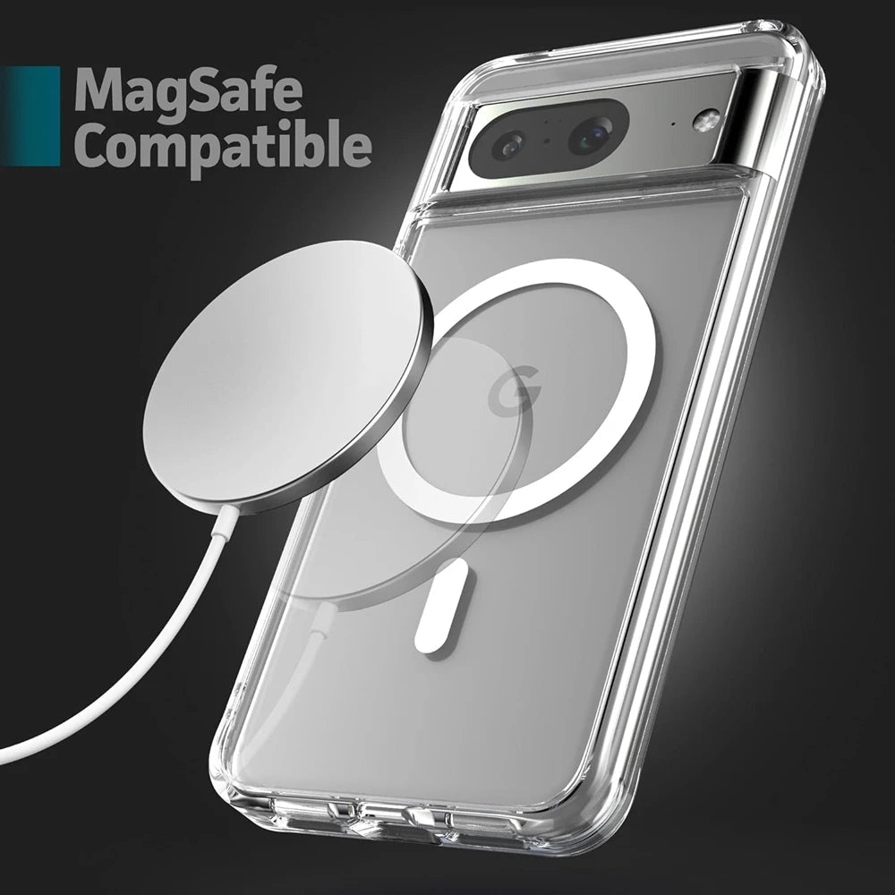 Transparente Magsafe Magnet-Hülle Pixel