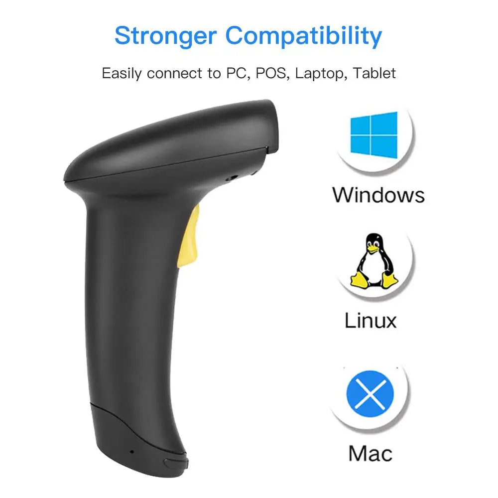 USB Barcode Scanner 2D 1D QR Code Leser Kabelgebunden