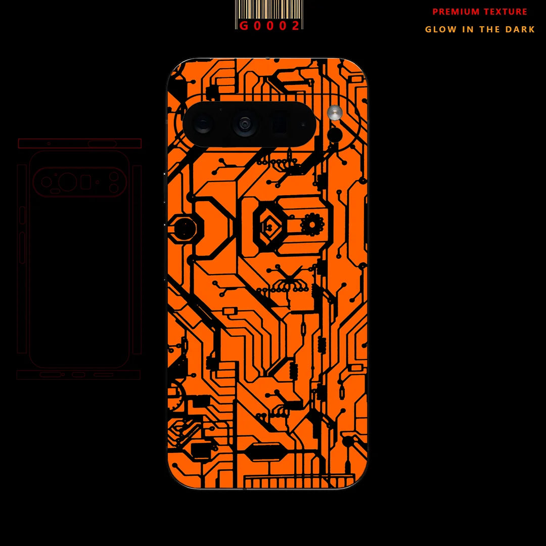 Leuchtende Rückseitenfolie für Pixel 9 Pro