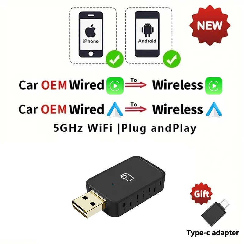 Mini CarPlay Box – kabellos für Audi & mehr